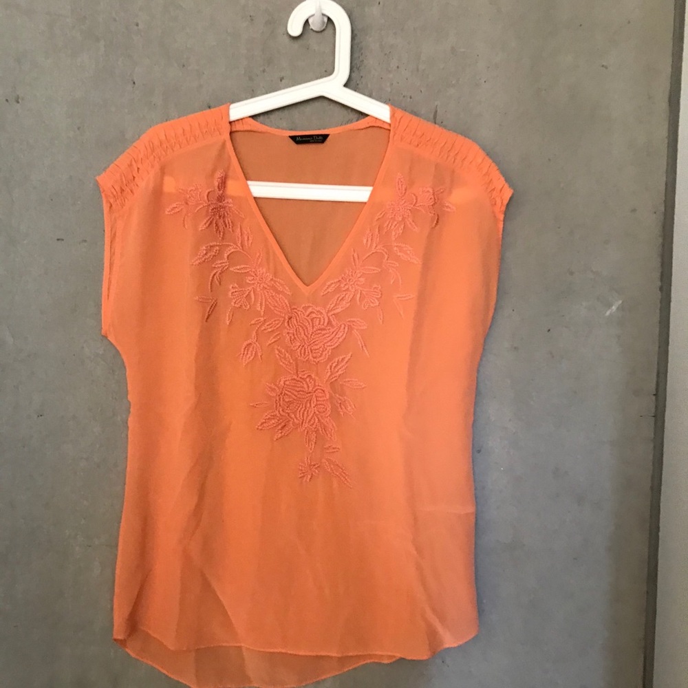 Silk Top Massimo Dutti